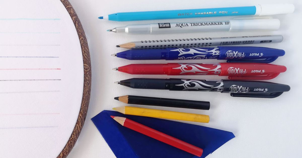 How to transfer embroidery pattern to the fabric