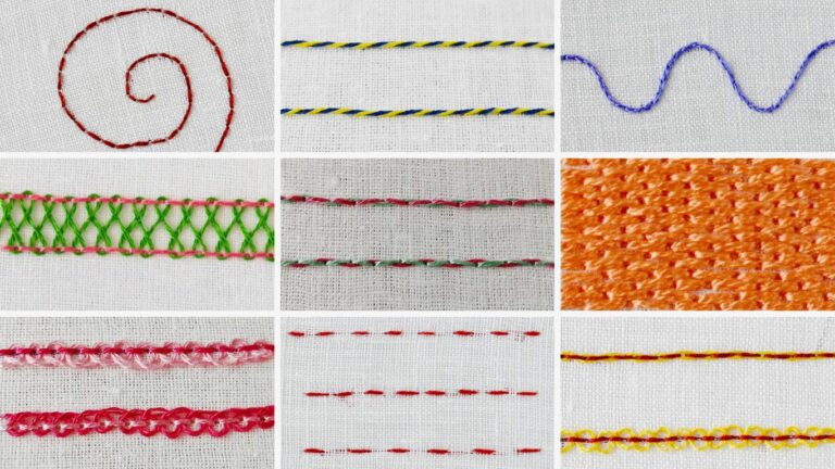 Backstitch and its variations