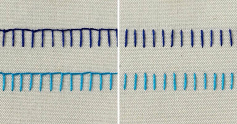 Difference between Blanket and Buttonhole stitches