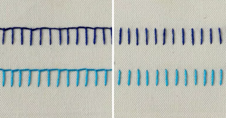 Difference between Blanket and Buttonhole stitches