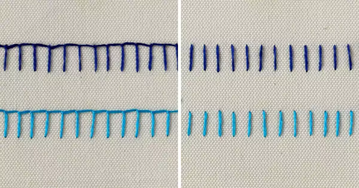Difference between Blanket and Buttonhole stitches