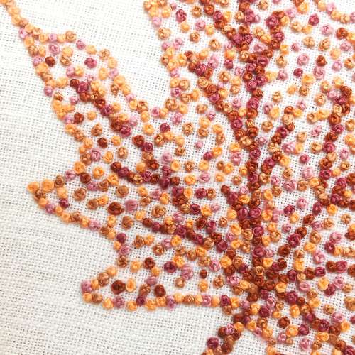 French knot stitch