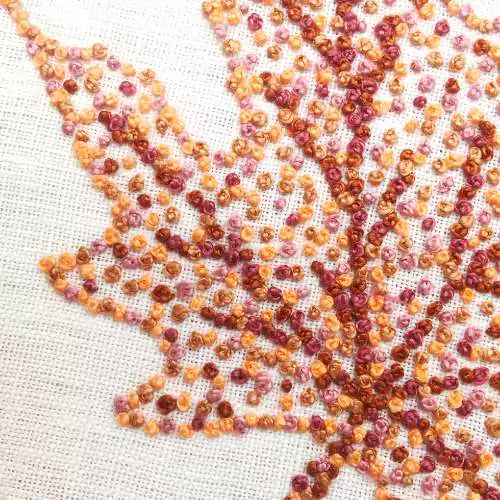 French knot stitch