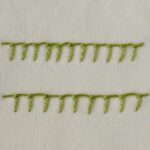 Embroidery stitch: Berwick stitch