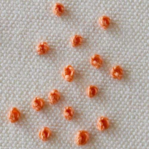 Colonial knot Stitch