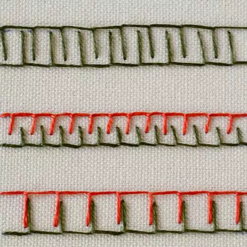 Double blanket stitch