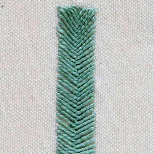 Fishbone stitch