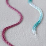 Embroidery stitch: Hungarian braided chain stitch