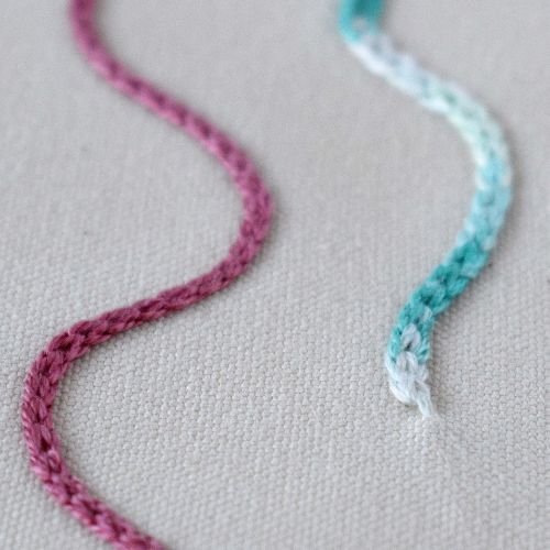 Hungarian braided chain stitch