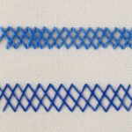 Embroidery stitch: Closed Herringbone Stitch