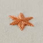 Embroidery stitch: Woven Star Stitch
