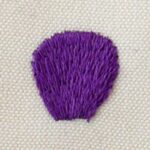 Embroidery stitch: Long and Short stitch