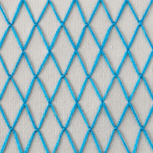 Crossed Fly Stitch Filling