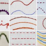 Hand Embroidery stitches for outlines – from the most simple to decorative ones
