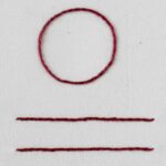Embroidery stitch: Outline Embroidery Stitch
