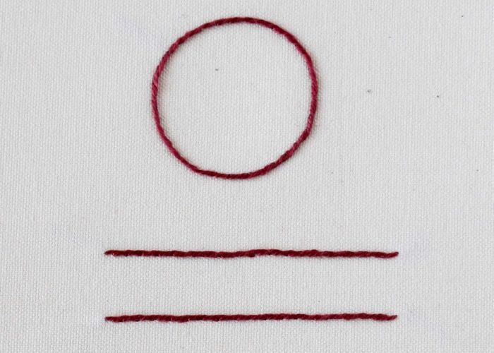 Outline Embroidery Stitch