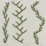 Embroidery stitch: Double Feather Stitch