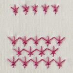 Embroidery stitch: Ermine Stitch