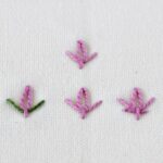 Embroidery stitch: Tulip Stitch