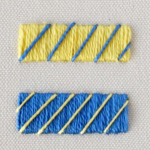 Whipped Satin Stitch