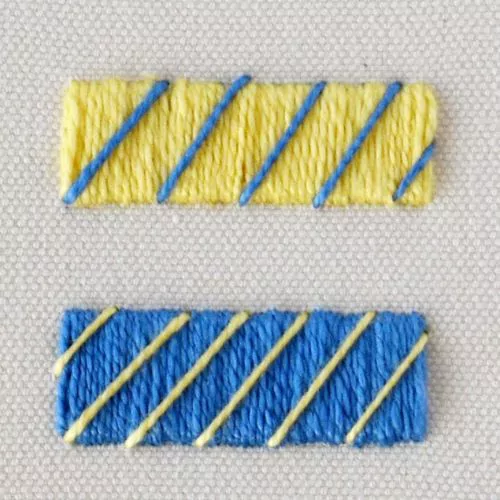 Whipped Satin Stitch