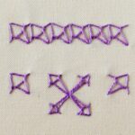 Embroidery stitch: Eastern Stitch
