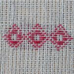 Embroidery stitch: Kogin stitch Embroidery