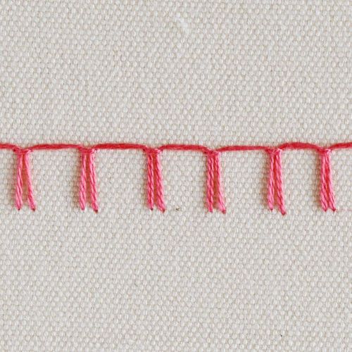 Mirrored Blanket Stitch