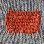 Embroidery stitch: Scotch darning stitch
