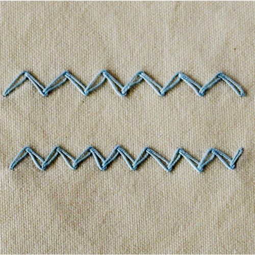 Zig Zag Chain stitch
