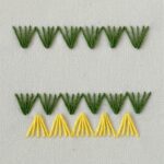 Embroidery stitch: Radiating Stitch