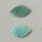 Embroidery stitch: Padded Satin Stitch