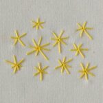 Embroidery stitch: Eyelet Star Stitch