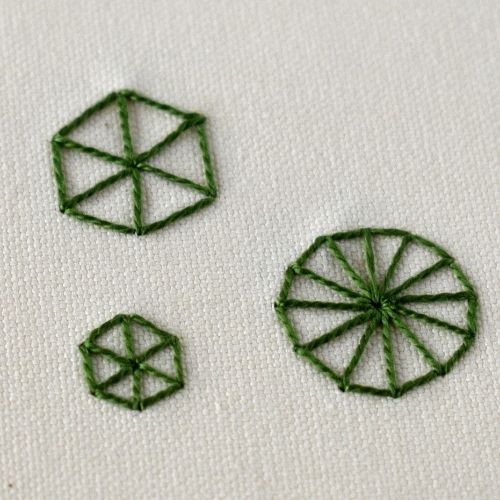 Eyelet Wheel Stitch