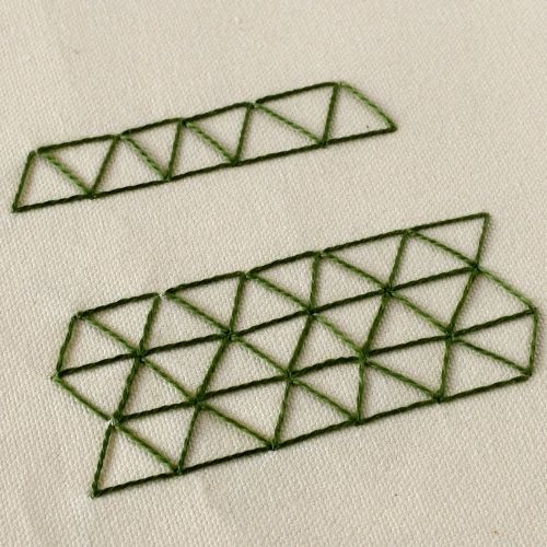 Triangular Turkish Stitch