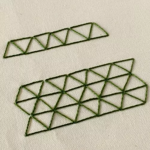 Triangular Turkish Stitch