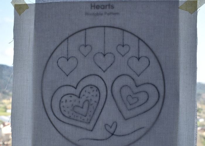 Pattern transfer with lightbox method