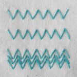 Antwerp edging front view Arrowhead Stitch embroidery tutorial