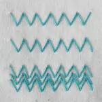 Arrowhead Stitch embroidery tutorial