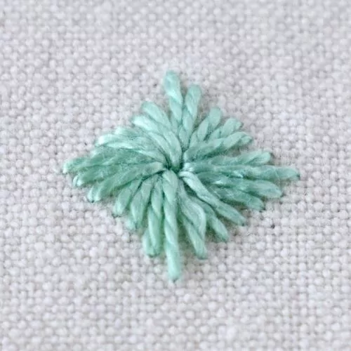 Diamond Eyelet Stitch