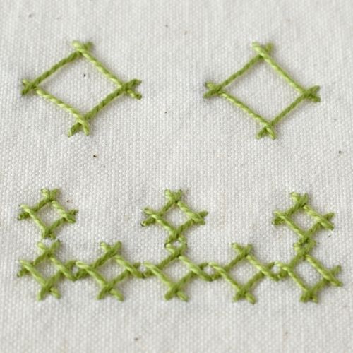 Herringbone Square Stitch