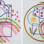 14 Chain Stitch Variations For Borders, Outlines, and Decoration