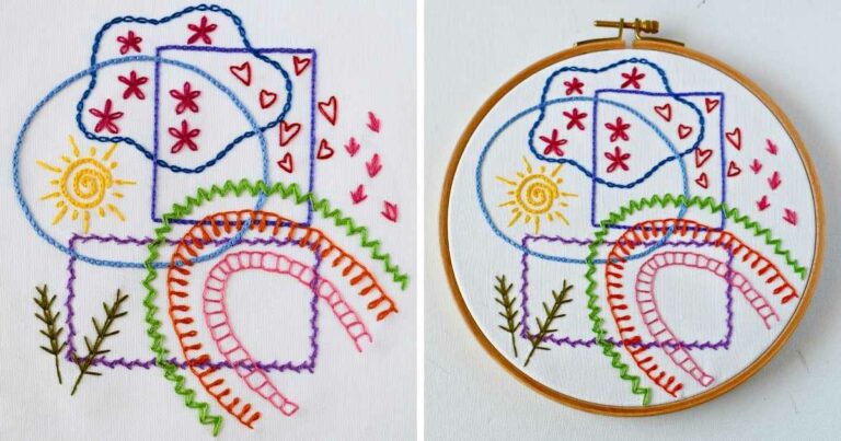 14 Chain Stitch Variations For Borders, Outlines, and Decoration main image