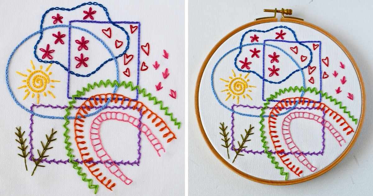 14 Chain Stitch Variations For Borders, Outlines, and Decoration main image