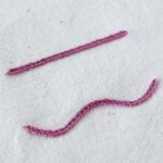 Embroidery stitch: Heavy Chain Stitch