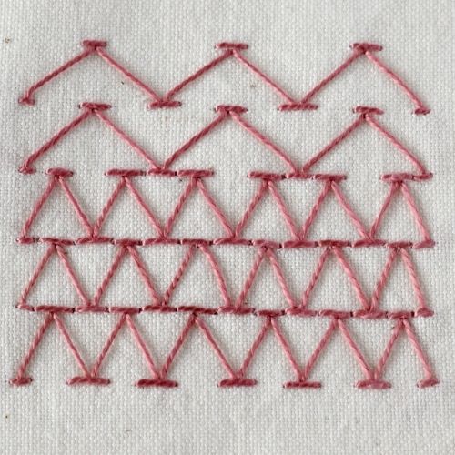 Chevron Stitch Filling