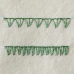 Embroidery stitch: Triple Blanket Stitch