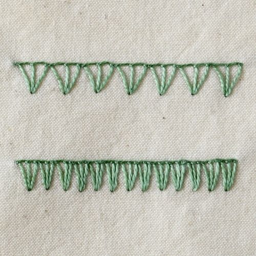 Triple Blanket Stitch