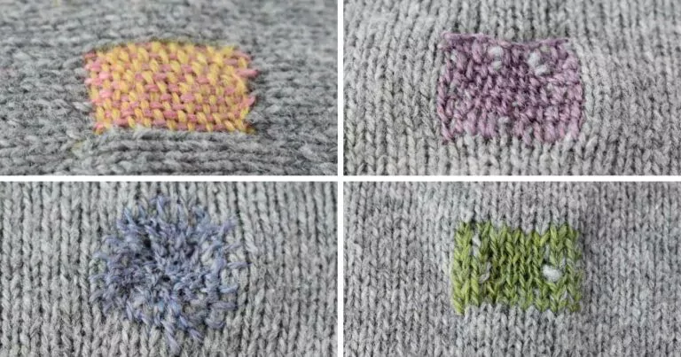 How to Mend Holes in Sweaters - Four Easy Darning Stitches for Knitwear Repair cover image