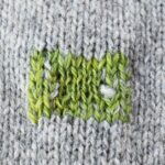 Embroidery stitch: Swiss Darning Stitch